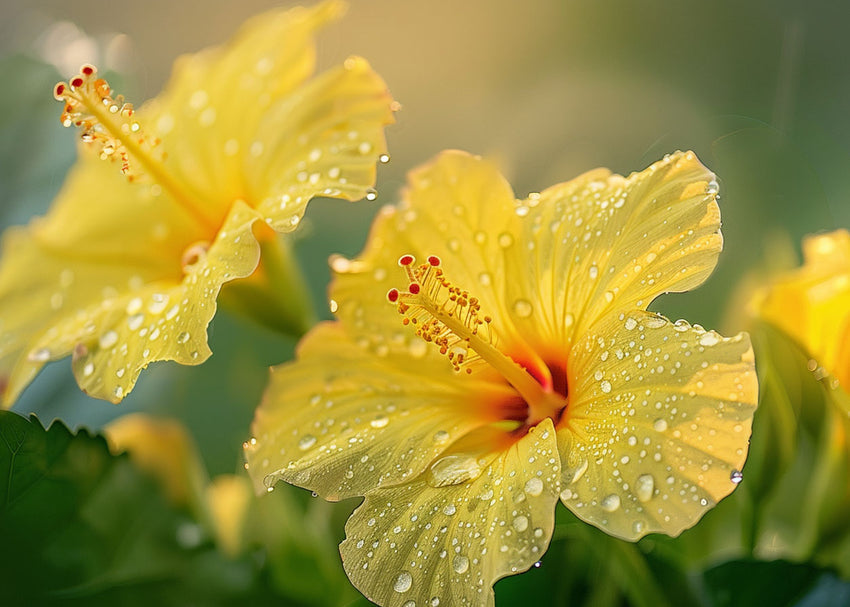 Goldhibiskus - Natürliche Quelle für koreanisches pflanzliches Kollagen