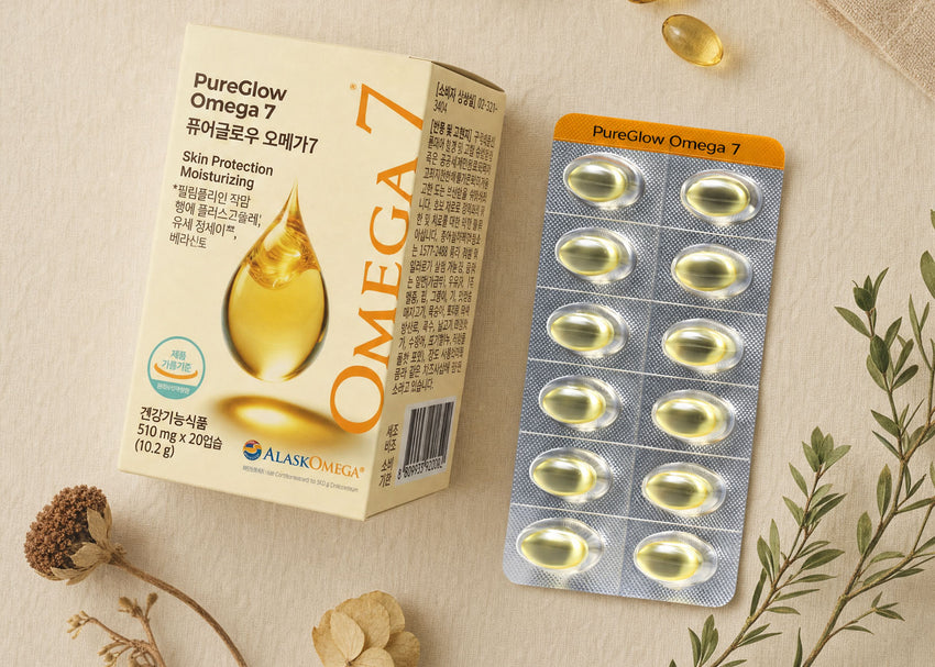 Koreanische Omega-7 Kapseln mit Vitamin E