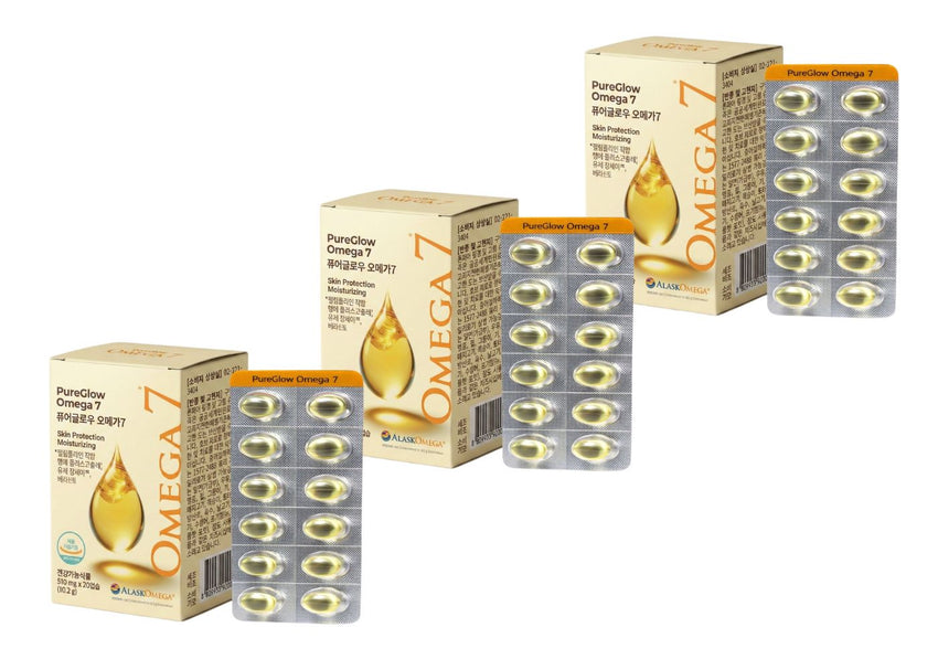 Koreanische Omega-7 Kapseln mit Vitamin E – 3x20 Stück PAKET