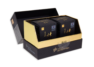 Nahaufnahme des Schwarzen Ginseng Extrakts